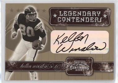 2001 Playoff Contenders - Legendary Contenders - Autographs #LC-39 - Kellen Winslow Sr.