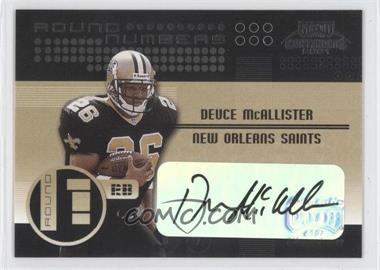 2001 Playoff Contenders - Round Numbers Autographs #RN02 - Deuce McAllister, Michael Bennett