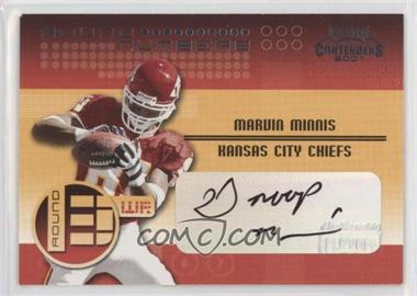 2001 Playoff Contenders - Round Numbers Autographs #RN13 - Marvin Minnis, James Jackson
