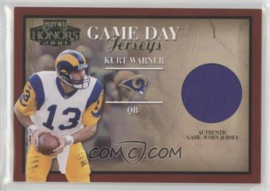 2001 Playoff Honors - Game Day - Jerseys #GD-47 - Kurt Warner