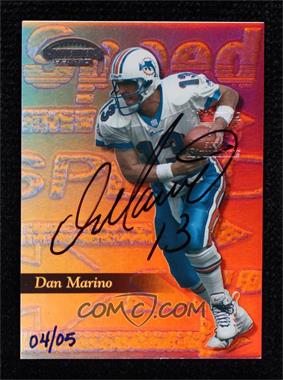 2001 Playoff Honors - Honor Roll Buyback Autographs #99CO-90 - Dan Marino (1999 Contenders) /5