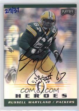 2001 Playoff Honors - Honor Roll Buyback Autographs #RM01UH - Ronald McKinnon (2001 Playoff Unsung Heroes) /37