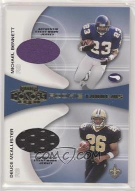 2001 Playoff Honors - Rookie Tandems - Jerseys #RT-11 - Michael Bennett, Deuce McAllister