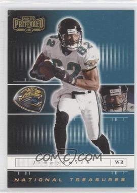 2001 Playoff Preferred - [Base] - National Treasures Gold #22 - Jimmy Smith /100