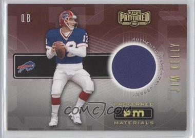 2001 Playoff Preferred - Materials #18 - Jim Kelly /100