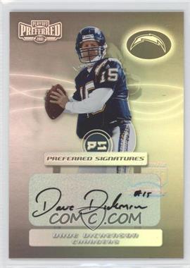 2001 Playoff Preferred - Signatures - Silver #021 - Dave Dickenson /100