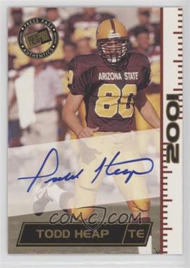 2001 Press Pass - Autographs #_TOHE - Todd Heap