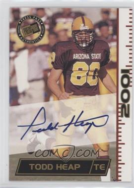 2001 Press Pass - Autographs #_TOHE - Todd Heap