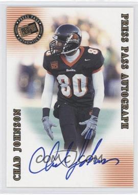 2001 Press Pass SE - Autographs #_CHJO - Chad Johnson