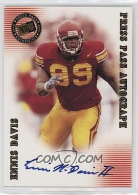 2001 Press Pass SE - Autographs #_ENDA - Ennis Davis