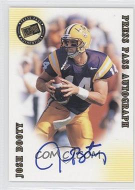 2001 Press Pass SE - Autographs #_JOBO - Josh Booty