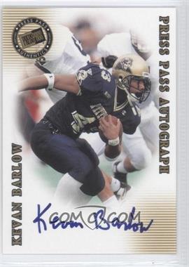 2001 Press Pass SE - Autographs #_KEBA - Kevan Barlow