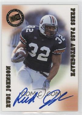 2001 Press Pass SE - Autographs #_RUJO - Rudi Johnson [EX to NM]