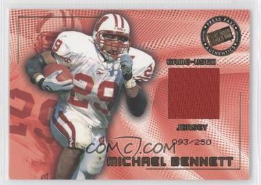 2001 Press Pass SE - Game-Used Jerseys #J/MB - Michael Bennett /250