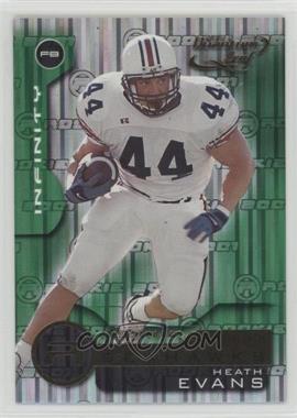 2001 Quantum Leaf - [Base] - Infinity Green #222 - Heath Evans /75