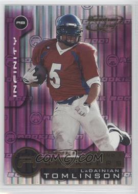 2001 Quantum Leaf - [Base] - Infinity Purple #210 - LaDainian Tomlinson /15