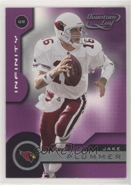 2001 Quantum Leaf - [Base] - Infinity Purple #3 - Jake Plummer /25 [EX to NM]