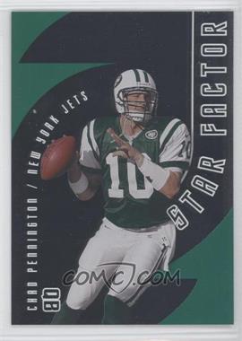 2001 Quantum Leaf - Star Factor #SF - 18 - Chad Pennington /2000