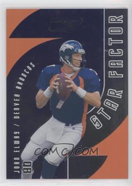 2001 Quantum Leaf - Star Factor #SF - 21 - John Elway /2000