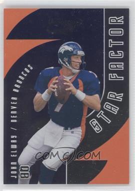 2001 Quantum Leaf - Star Factor #SF - 21 - John Elway /2000