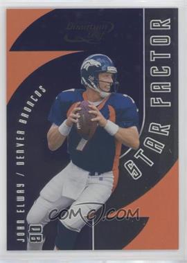 2001 Quantum Leaf - Star Factor #SF - 21 - John Elway /2000