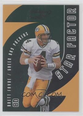 2001 Quantum Leaf - Star Factor #SF - 30 - Brett Favre /2000