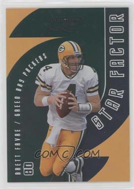 2001 Quantum Leaf - Star Factor #SF - 30 - Brett Favre /2000