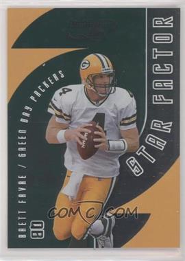 2001 Quantum Leaf - Star Factor #SF - 30 - Brett Favre /2000