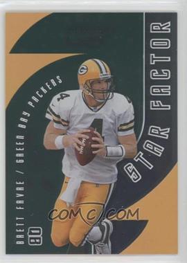 2001 Quantum Leaf - Star Factor #SF - 30 - Brett Favre /2000