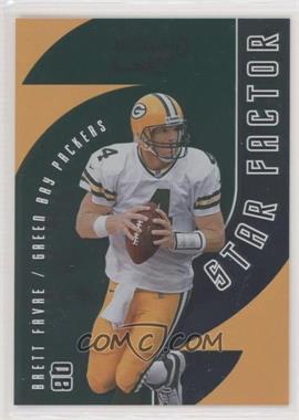 2001 Quantum Leaf - Star Factor #SF - 30 - Brett Favre /2000