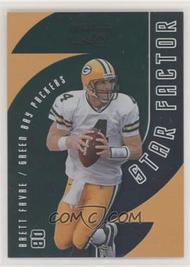 2001 Quantum Leaf - Star Factor #SF - 30 - Brett Favre /2000