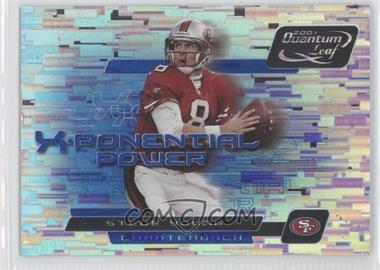 2001 Quantum Leaf - X-Ponential Power #XP3 - Steve Young /1000