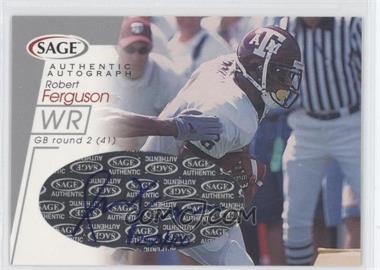 2001 SAGE - Autographs - Silver #A14 - Robert Ferguson /400