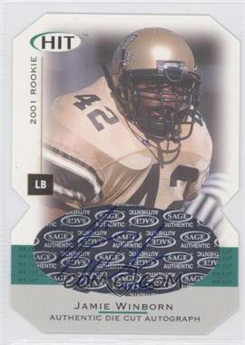 2001 SAGE Hit - Autographs - Die-Cut #A24 - Jamie Winborn /250