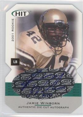 2001 SAGE Hit - Autographs - Die-Cut #A24 - Jamie Winborn /250