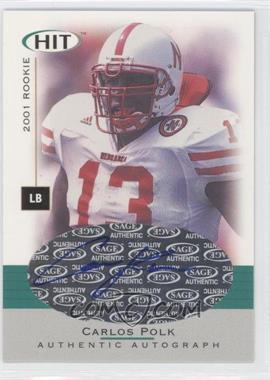 2001 SAGE Hit - Autographs #A38 - Carlos Polk