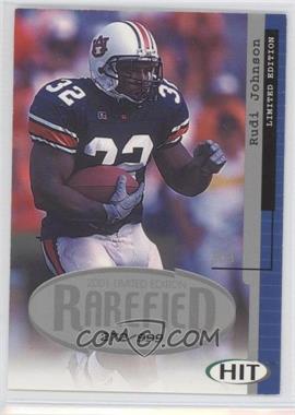 2001 SAGE Hit - Rarefied - Silver #R27 - Rudi Johnson /999