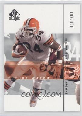 2001 SP Authentic - [Base] #159 - Future Watch - Benjamin Gay /800