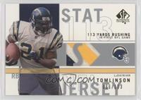 LaDainian Tomlinson (Yards Rushing in First NFL Game) #/113