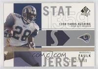 Marshall Faulk (Yards Rushing in 2000) #/1,359