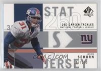 Jason Sehorn (260 Career Tackles) #/260