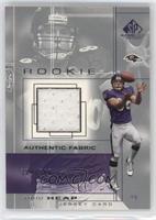 Rookie Authentic Fabric - Todd Heap #/500