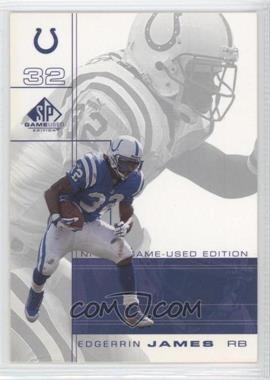 2001 SP Game Used Edition - [Base] #39 - Edgerrin James