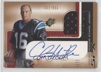 Signed Rookie Stars Jersey - Chris Weinke (Red) [EX to NM] #/550