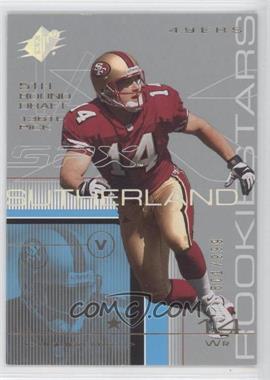 2001 SPx - [Base] #128.2 - Rookie Stars - Vinny Sutherland (No Ball) /999