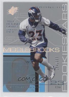 2001 SPx - [Base] #129.1 - Rookie Stars - Willie Middlebrooks (Facing Right Side of Card) /999