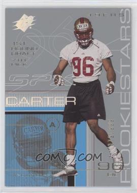 2001 SPx - [Base] #132.2 - Rookie Stars - Andre Carter (Black Shorts) /999