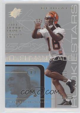 2001 SPx - [Base] #134.1 - Rookie Stars - T.J. Houshmandzadeh (Black Shoes) /999