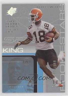 2001 SPx - [Base] #135.2 - Rookie Stars - Andre King (Running) /999