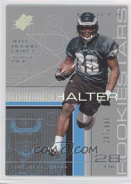 2001 SPx - [Base] #146.1 - Rookie Stars - Correll Buckhalter (Green Jersey) /999